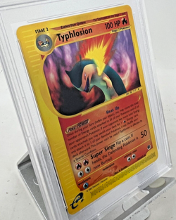 Gem Mint! TYPHLOSION 2002 Pokemon Expedition # 65 Vintage WOTC e-Reader PSA 10 - Image 3