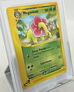 Gem Mint MEGANIUM 2002 Pokemon Expedition # 53 WOTC Rare Vintage e-Reader PSA 10 - Image 3