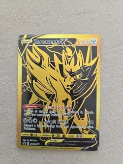 Zamazenta V - SWSH077 - Pokemon Sword & Shield Promo Ultra Rare Holo Card NM - Image 1