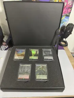 Magic: The Gathering Secret Lair Ultimate Edition Foil Land Set 5 Cards - Image 3