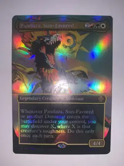 Pantlaza, Sun-Favored (Borderless, Foil) Commander: the Lost Caverns of Ixalan - Image 2