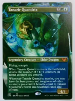 borderless TANAZIR QUANDRIX Strixhaven School of Mages MTG Magic Gathering NM - Image 1