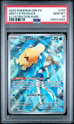 Pokemon TCG Misty's Psyduck Destined Rivals 193/182 Psa 10 #2 - Image 1
