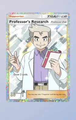 Professor Research (Oak) PTCGP - Pokemon TCG Pocket - Image 1