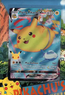 Pokemon TCG Flying Pikachu VMAX 007/025 Celebrations Ultra Rare NM/M - Image 1