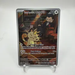 2025 Pokemon SV Destined Rivals DRI EN Team Rocket's Meowth #203/182 - Image 1