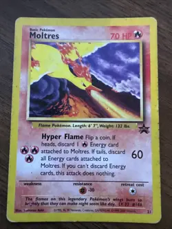 Pokemon Moltres 21/53 Wotc Promo Regular 1999-2000 - Image 1