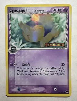 Cyndaquil 45/101 EX Dragon Frontiers Reverse Holo LP Pokemon TCG 2006 - Image 1