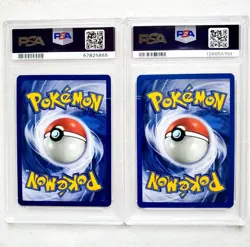 MEW #8 Black Star Promo & 1st Edition TAUROS Jungle Pokemon League PSA 8 GRADED! - Image 2