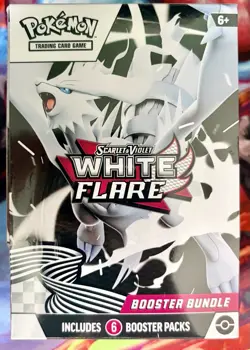 Pokemon TCG: Scarlet & Violet-White Flare Booster Bundle NEW SEALED & 2 Packs - Image 1