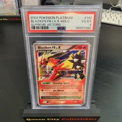 BLAZIKEN FB LV. X - HOLO - PSA 4 - 2009 POKEMON PLATINUM SUPREME VICTORS #142 - Image 1