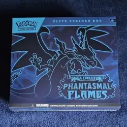 Pokemon TCG Phantasmal Flames ETB Elite Trainer Box FACTORY SEALED FREE SHIP - Image 1