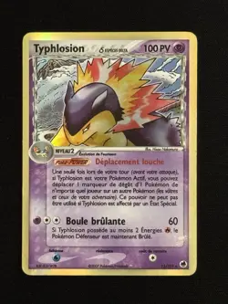 Carte Pokemon Typhlosion 12/101 Holo Bloc EX Ile des Dragons FR - Image 2