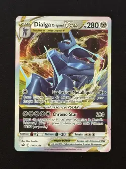 Carte Pokemon Dialga Originel Vstar SWSH256 Epee & Bouclier Promo Fr Neuve - Image 2