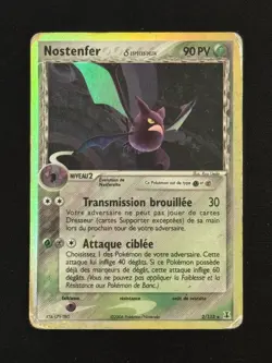 Carte Pokemon Nostenfer 2/113 Holo Bloc EX Especes Delta Fr - Image 2