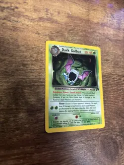 Pokemon Dark Golbat TCG Holo Card 7/82 Near Mint Condition 1999-2000 - Image 2