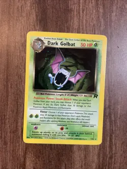 Pokemon Dark Golbat Holo TCG Card 7/82 Unlimited NM Original Owner - Image 1