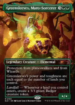 Greensleeves, Maro-Sorcerer - Rainbow Foil Extended Art SLD NM MTG - Image 1