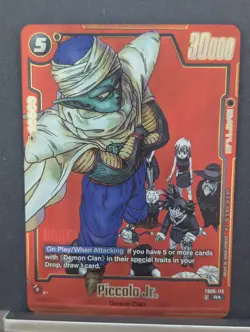 (Piccolo Jr) FB06-113 Alt Art SB01 Dragon Ball Super card Manga Red Fusion World - Image 1