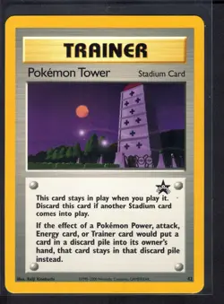 Pokemon Tower #42 Black Star Promo (Mint/NM) Pokemon Card WOTC 2002 - Image 1
