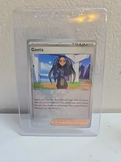 Geeta 188/197 - Stamped STAFF Promo Card - Pokemon TCG (Obsidian Flames) - Image 1