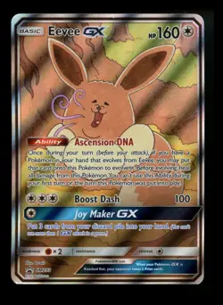 #2 Eevee GX SM233 Black Star Promo Derp Alt Art Holo Rare Pokemon Card TCG - Image 1