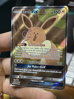 #2 Eevee GX SM233 Black Star Promo Derp Alt Art Holo Rare Pokemon Card TCG - Image 4