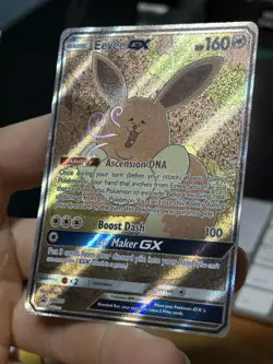 #2 Eevee GX SM233 Black Star Promo Derp Alt Art Holo Rare Pokemon Card TCG - Image 5