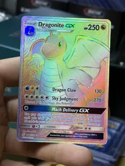 Dragonite GX 248/236 Unified Minds 2019 Secret Rainbow Rare HoloPokemon Card TCG - Image 3
