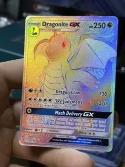 Dragonite GX 248/236 Unified Minds 2019 Secret Rainbow Rare HoloPokemon Card TCG - Image 4