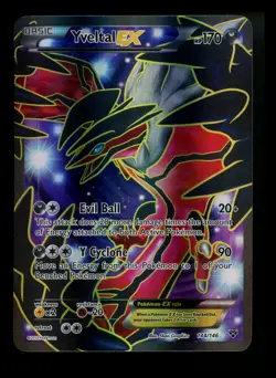 Yveltal EX 144/146 XY Base Set 2014 Full Art Holo Rare Pokemon Card TCG - Image 1
