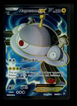 Magnezone EX 101/106 XY Flashfire 2014 Full Art Holo Rare Pokemon Card TCG - Image 1