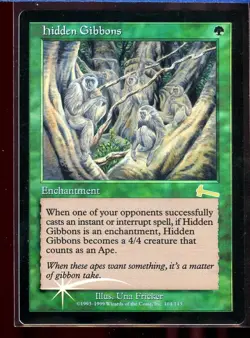 Hidden Gibbons Foil Urza's Legacy NM MTG Magic the Gathering - Image 1