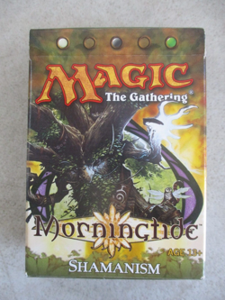2008 MAGIC THE GATHERING MORNINGTIDE SHAMANISM BOX w/ LANDS ONLY - Image 1