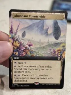 1x Abundant Countryside - Commander: Lorwyn Eclipsed - NM - MTG - Image 1