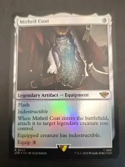 Mithril Coat Universes Beyond: the Lord of the Rings MTG Foil Lightly Played - Image 1