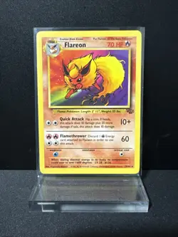 Flareon - 3/64 - Non Holo - Unlimited Edition Pokemon Jungle - Image 1