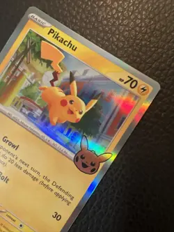 # Pokemon TCG - 2023 Trick or Trade Stamped Pikachu 62/193 Holo Pack Fresh NM - Image 2