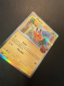 # Pokemon TCG - 2023 Trick or Trade Stamped Pikachu 62/193 Holo Pack Fresh NM - Image 4