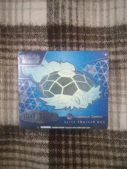 Pokemon Center Stellar Crown ETB Sealed w/Plastic Shell !!MINT SEAL!! - Image 2
