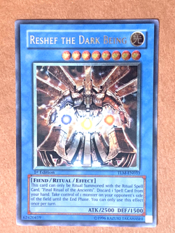 yugioh Reshef The Dark Being TLM-EN033 Ultimate 1st New Damage - Image 1
