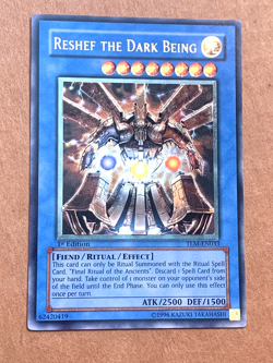yugioh Reshef The Dark Being TLM-EN033 Ultimate 1st New Damage - Image 2