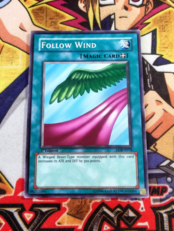Follow Wind lob-e078 * SUPER SHORT PRINT* 1st Edition (VLP) Common Yu-Gi-Oh! - Image 1
