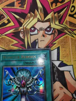 Monster Reborn lob-e096 Unltd Ed (MP) Ultra Rare Yu-Gi-Oh! - Image 3