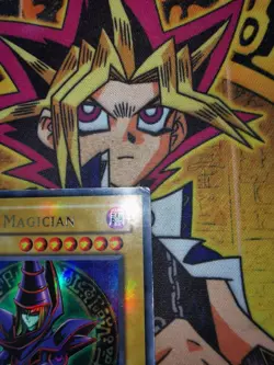 Dark Magician lob-e003 Unltd Ed (MP/HP) Ultra Rare Yu-Gi-Oh! (2) - Image 2