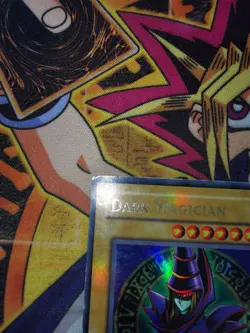 Dark Magician lob-e003 Unltd Ed (MP/HP) Ultra Rare Yu-Gi-Oh! (2) - Image 3