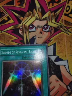 Swords of Revealing Light lob-e081 1st Edition (HP) Super Rare Yu-Gi-Oh! - Image 2