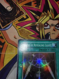 Swords of Revealing Light lob-e081 1st Edition (HP) Super Rare Yu-Gi-Oh! - Image 3
