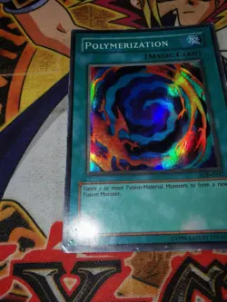 Polymerization lob-e047 Unltd Ed (HP) Super Rare Yu-Gi-Oh! - Image 4