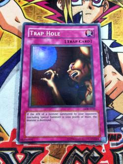 Trap Hole lob-e046 Unltd Ed (HP) Super Rare Yu-Gi-Oh! - Image 1